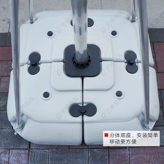 五米七米注水旗杆(分体底座)(YB - QG3)